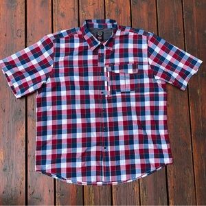 WRANGLER SHORT SLEEVE PLAID SHIRT  SIZE XXL NEW